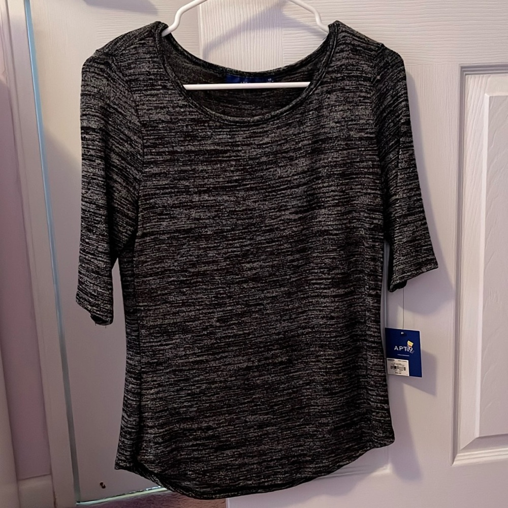 Apt. 9 Gray Knit Top